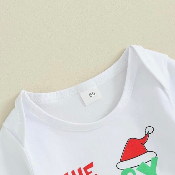 NWT Baby 3–6 Months Christmas 3-Piece Outfit Set - Picture 3 of 11